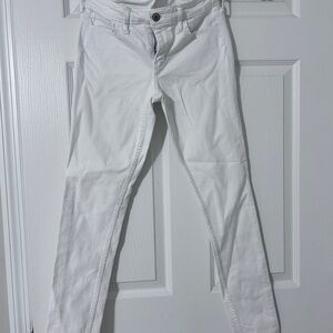 Hollister Low-Rise Super Skinny Jeans in White